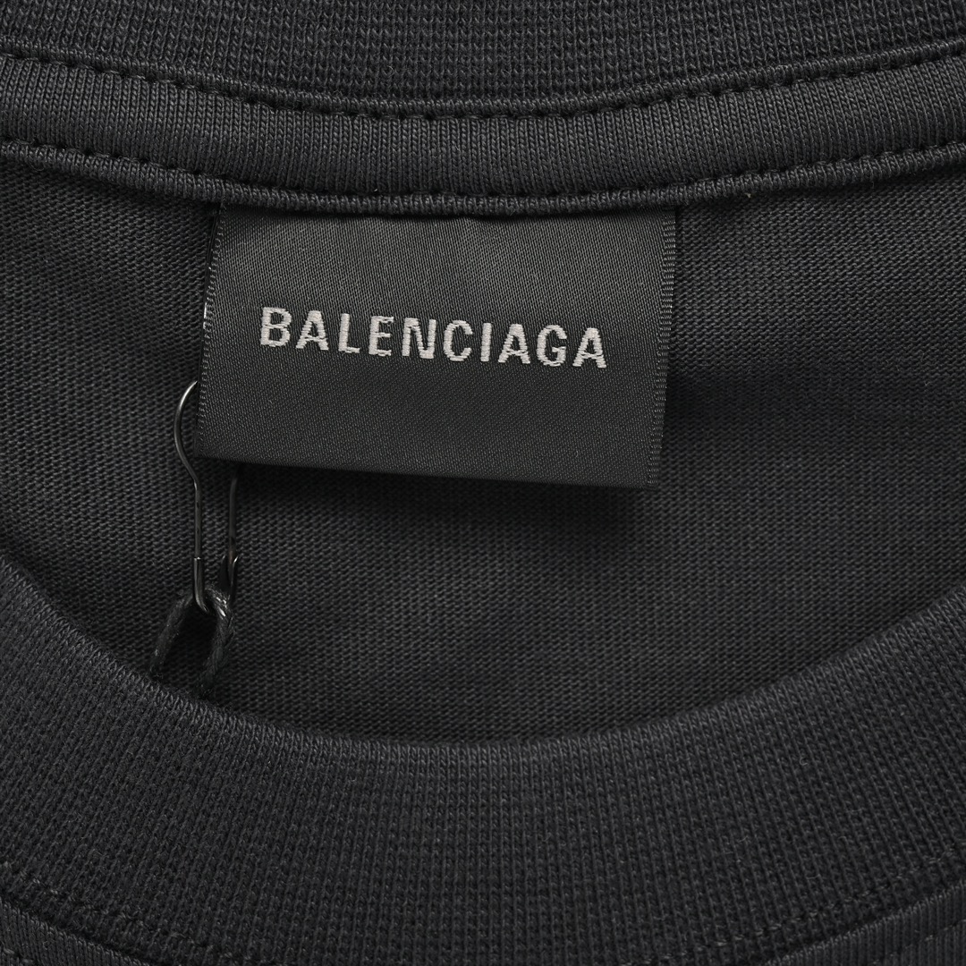 Balenciaga/巴黎世家 23ss 3M刺绣字母水洗短袖-Chinese UA Cheap High Quatity Brand Clothes Bags handbags Sneakers wholesale wholesaler seller from China Factory suppliers Fashion Clothing Shoes best Quality Beautiful Price Balenciaga/巴黎世家 23ss 3M刺绣字母水洗短袖