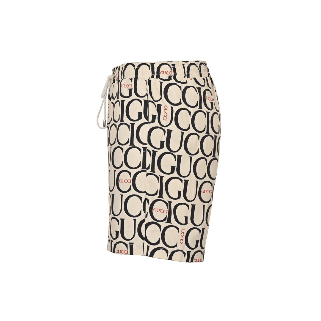 Gucci/古驰 24ss 胶囊系列满印沙滩短裤