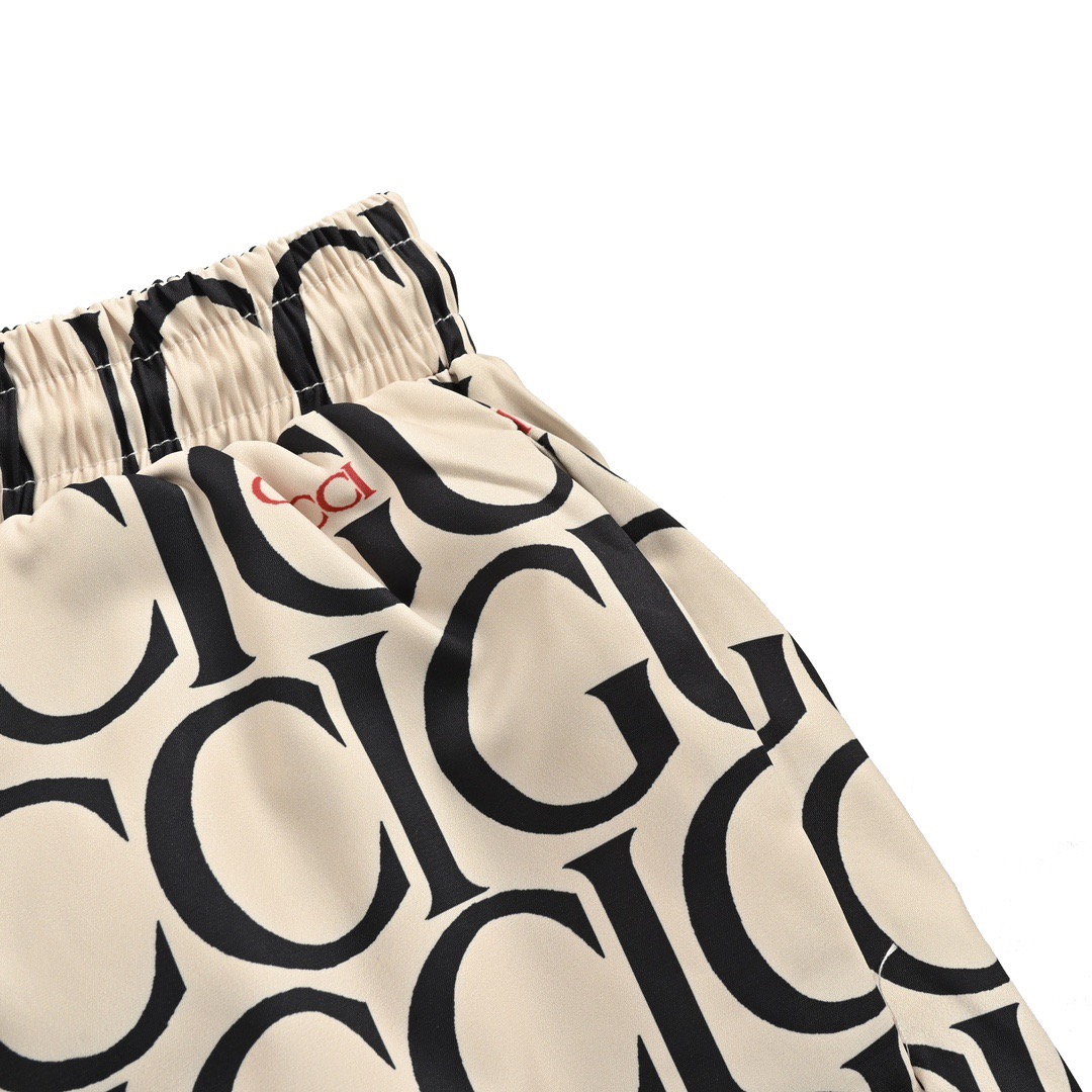Gucci/古驰 24ss 胶囊系列满印沙滩短裤