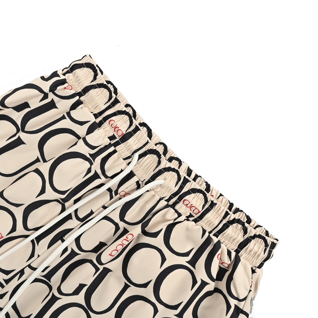 Gucci/古驰 24ss 胶囊系列满印沙滩短裤