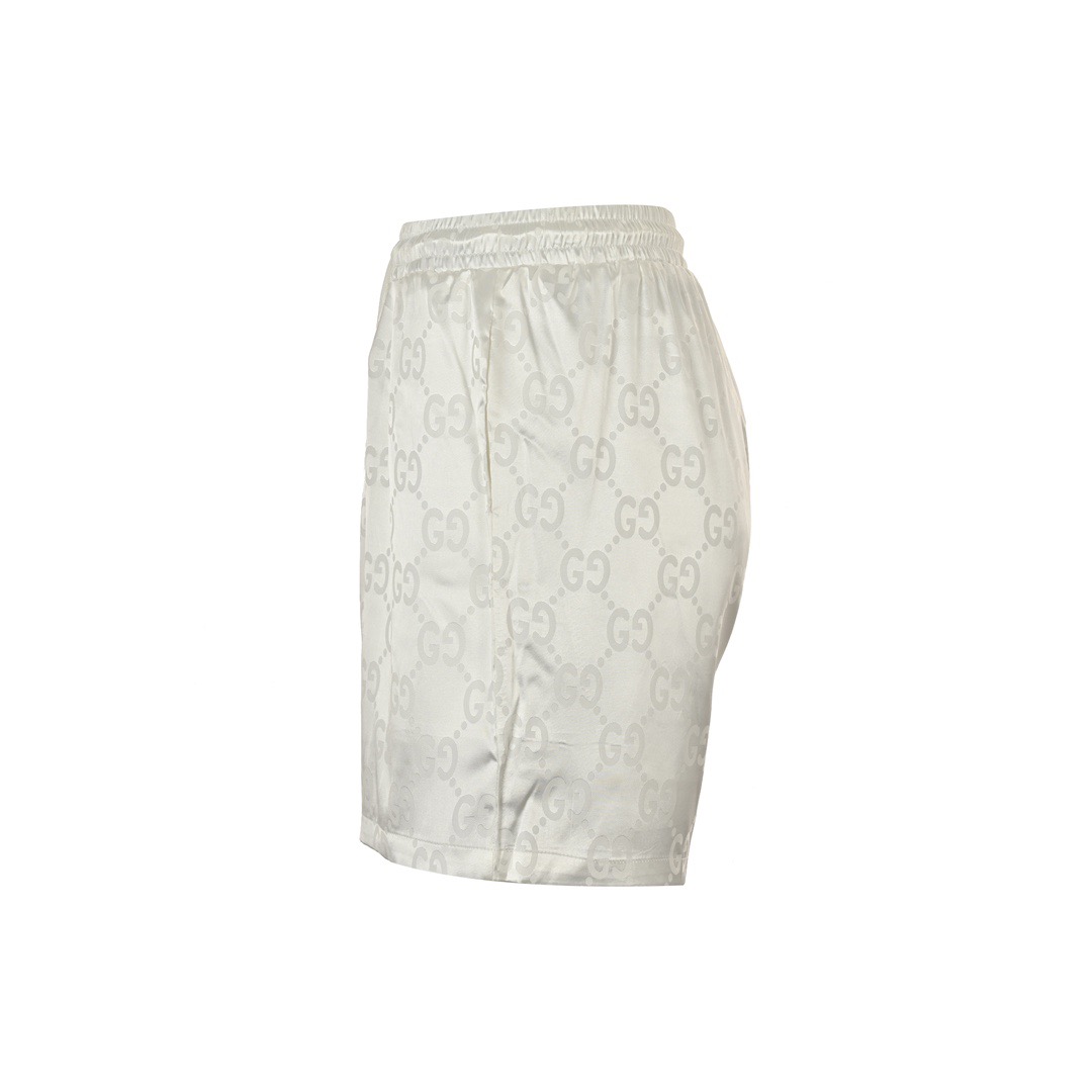 Gucci/古驰 24ss 双G提花暗纹沙滩短裤