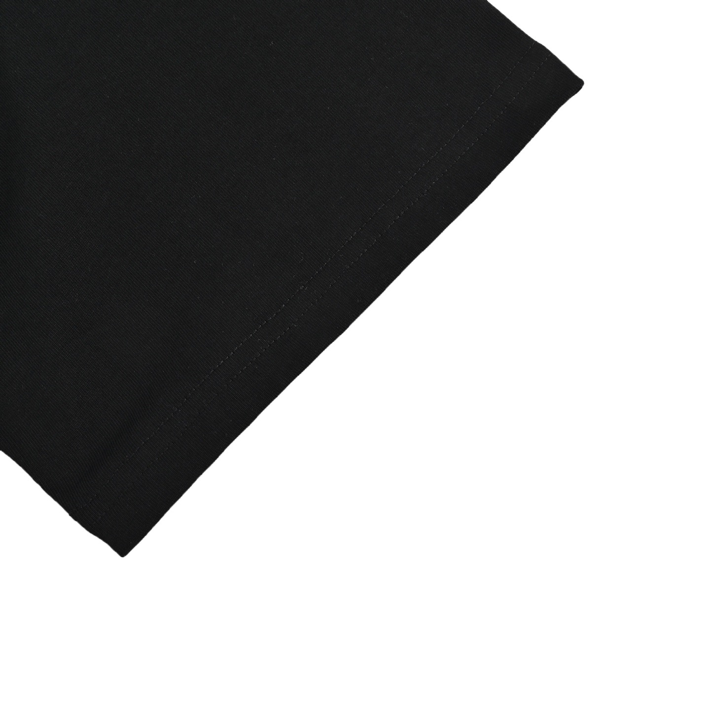 Gucci & Balenciaga 下摆斑驳字母印花短袖 黑 白