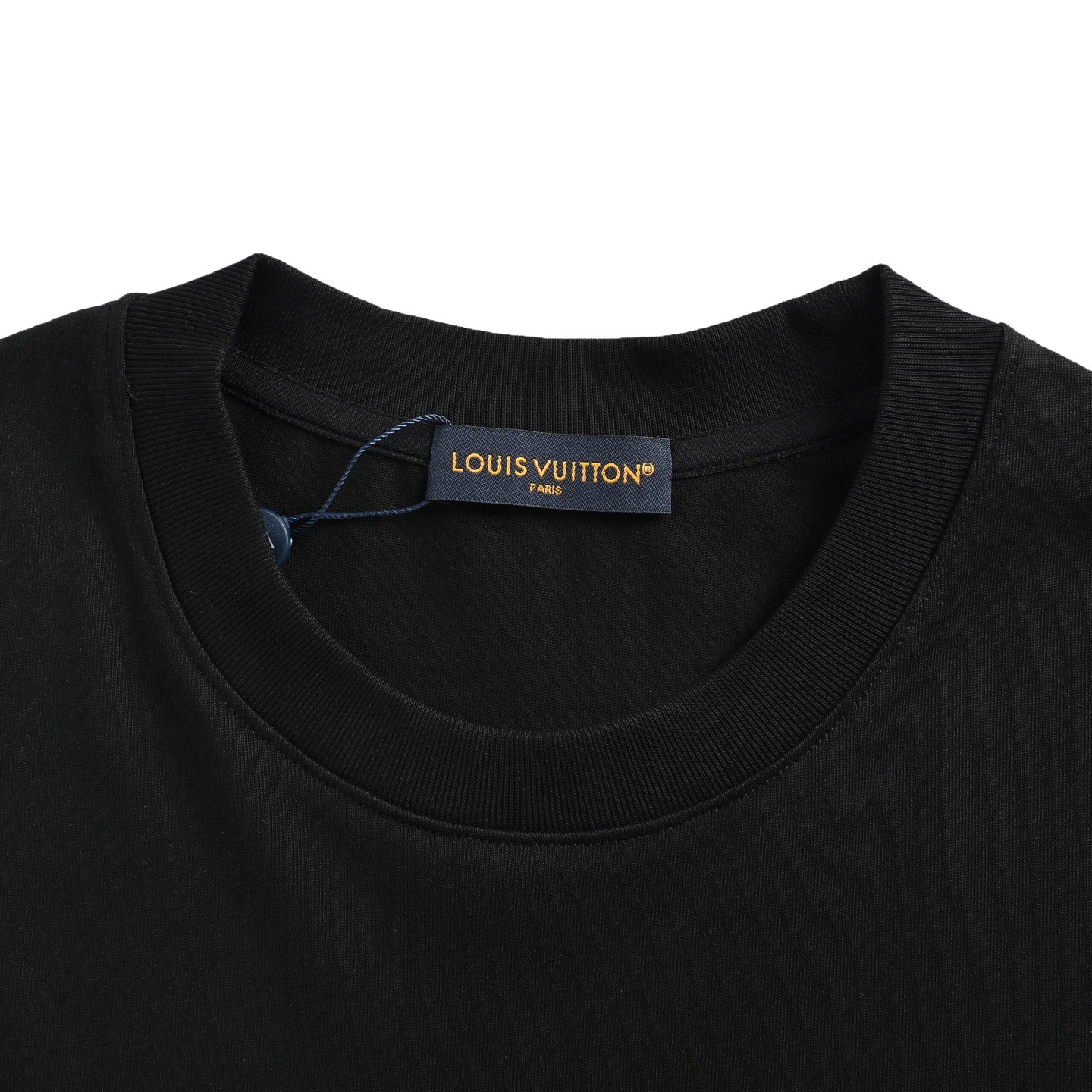Louis Vuitton/路易威登 25ss 印花logo压胶字母短袖 LV新款T恤短袖 黑色 白色