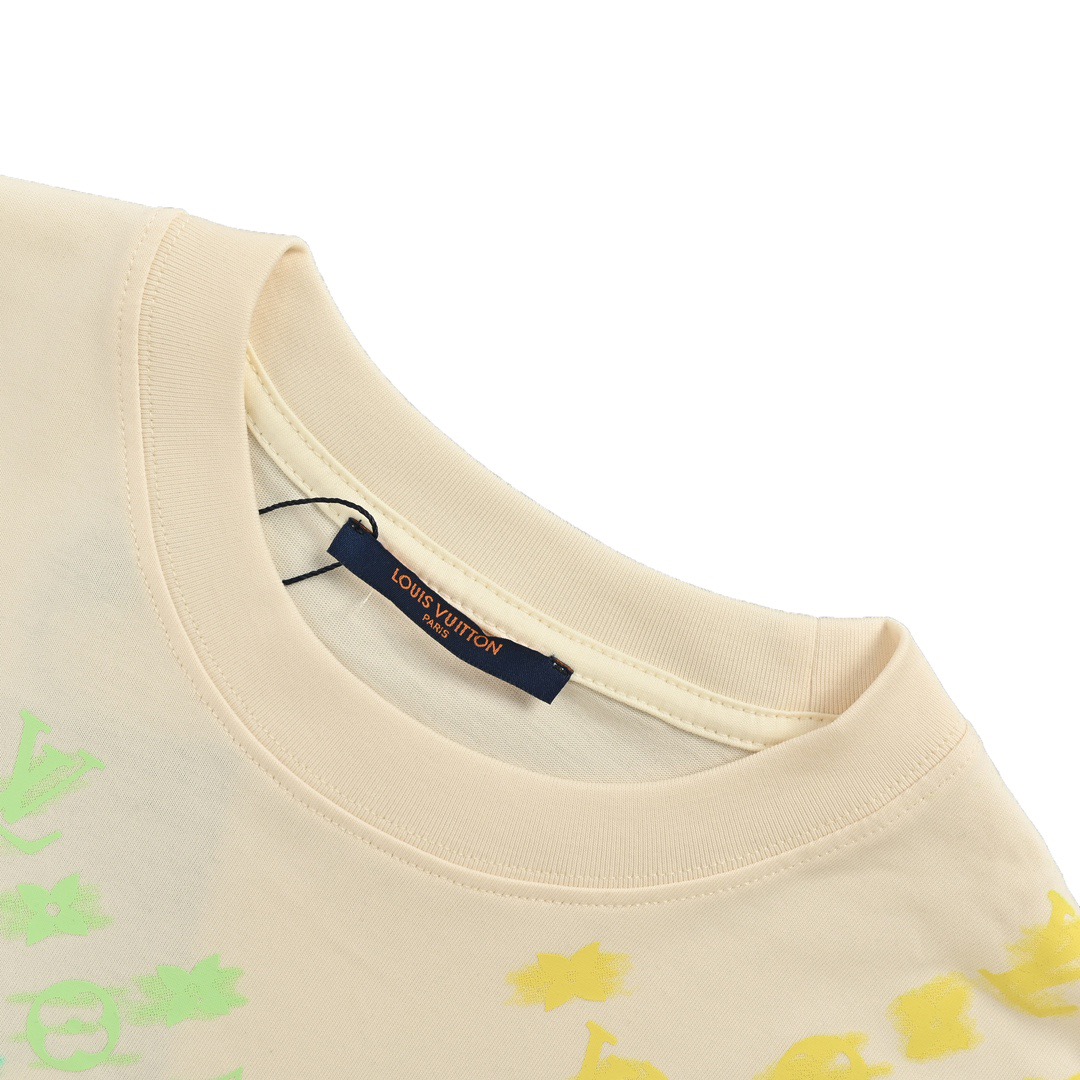 Louis Vuitton/路易威登 24ss 渐变老花发泡印花短袖-Chinese UA Cheap High Quatity Brand Clothes Bags handbags Sneakers wholesale wholesaler seller from China Factory suppliers Fashion Clothing Shoes best Quality Beautiful Price Louis Vuitton/路易威登 24ss 渐变老花发泡印花短袖