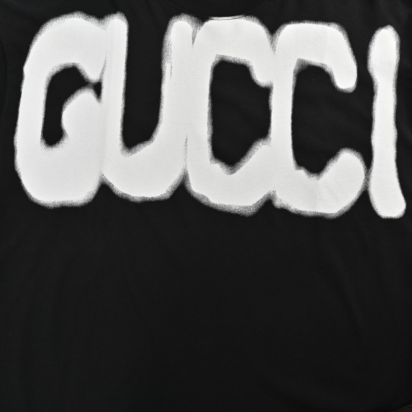 Gucci & Balenciaga 联名款涂鸦字母印花短袖