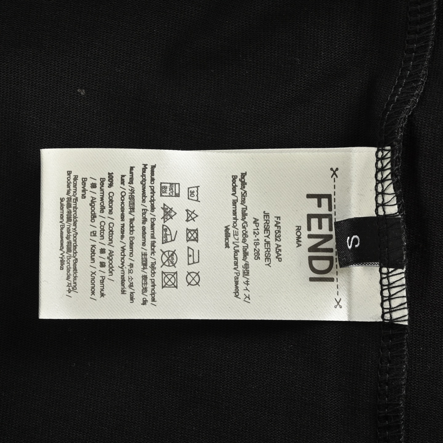 Fendi/芬迪 25ss 植绒字母眼睛印花短袖-Chinese UA Cheap High Quatity Brand Clothes Bags handbags Sneakers wholesale wholesaler seller from China Factory suppliers Fashion Clothing Shoes best Quality Beautiful Price Fendi/芬迪 25ss 植绒字母眼睛印花短袖