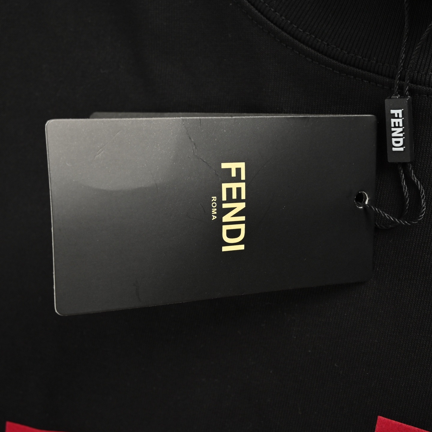 Fendi/芬迪 25ss 植绒字母眼睛印花短袖-Chinese UA Cheap High Quatity Brand Clothes Bags handbags Sneakers wholesale wholesaler seller from China Factory suppliers Fashion Clothing Shoes best Quality Beautiful Price Fendi/芬迪 25ss 植绒字母眼睛印花短袖