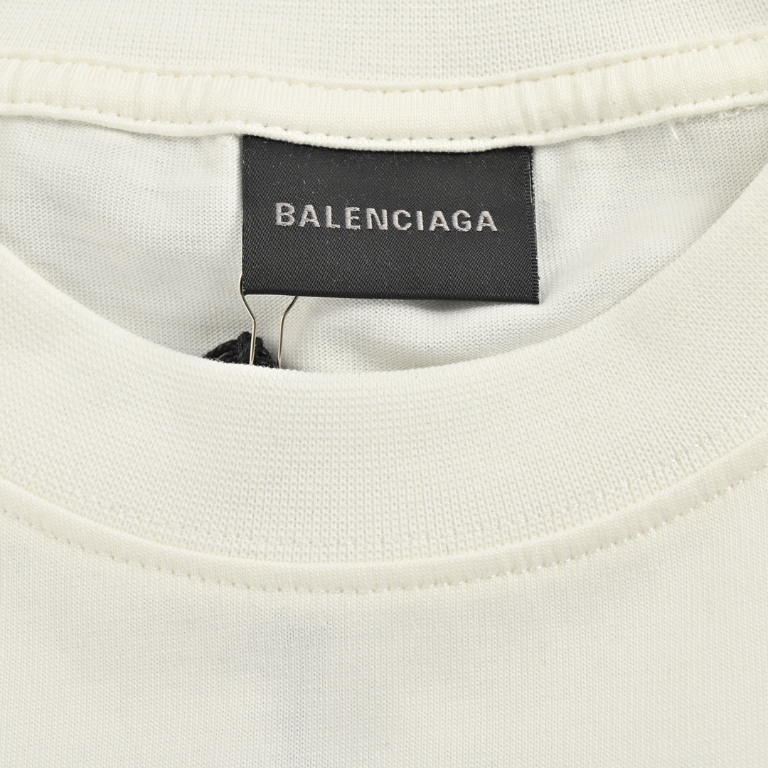 Balenciaga/巴黎世家 24ss 1968字母印花短袖