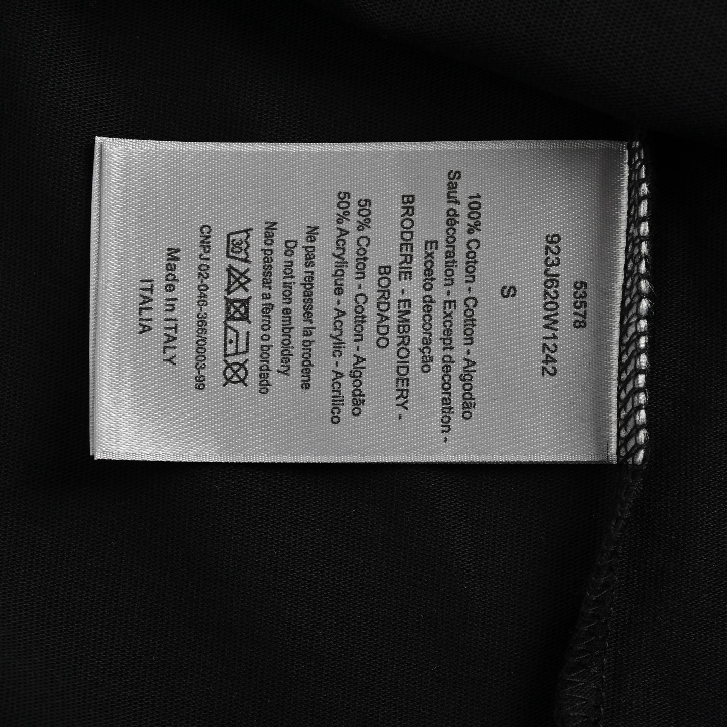 Dior/迪奥 25ss 刺绣徽标字母短袖