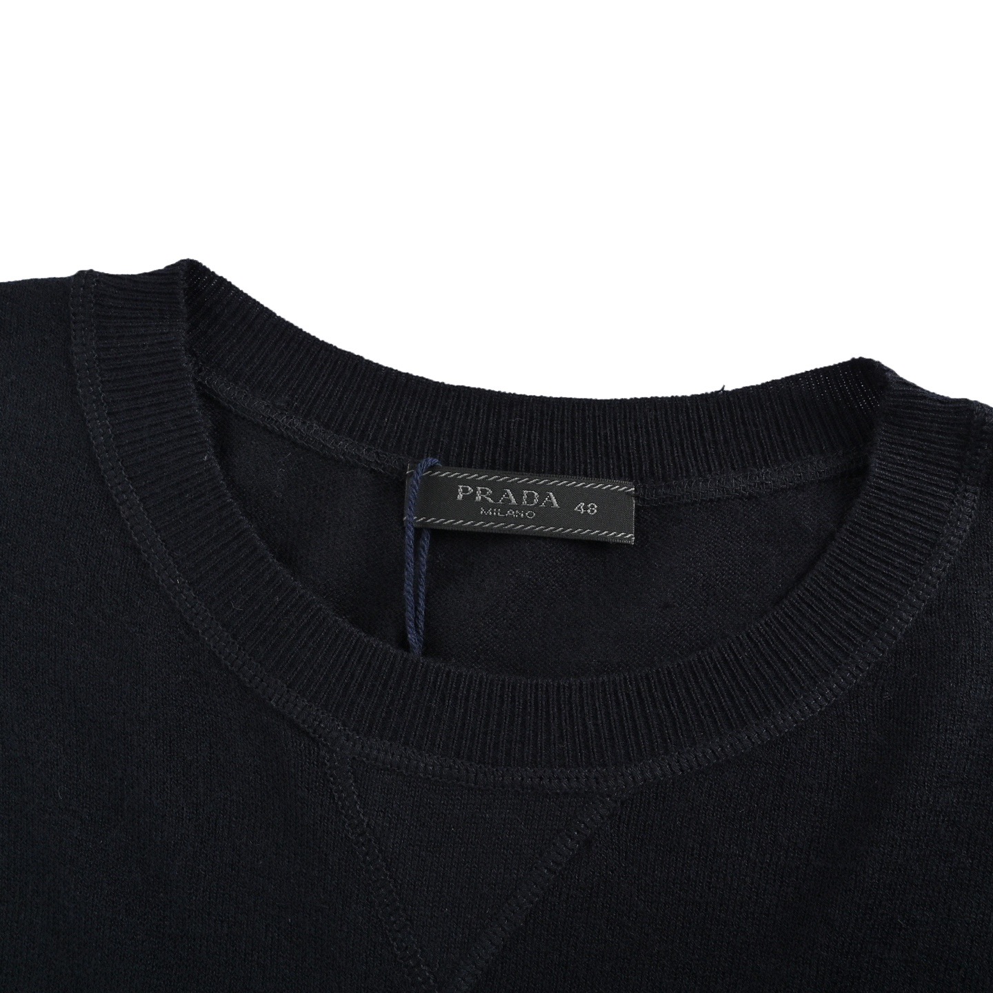 Prada/普拉达 25ss 经典徽标logo提花针织短袖