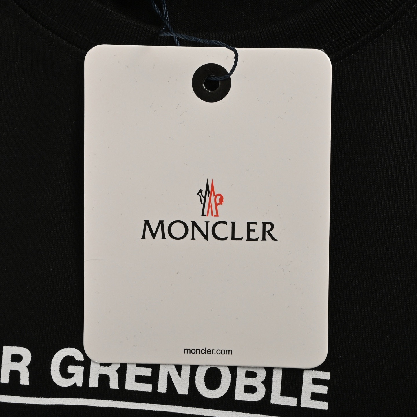Moncler/蒙口 25ss 坐标字母印花短袖 黑色 白色