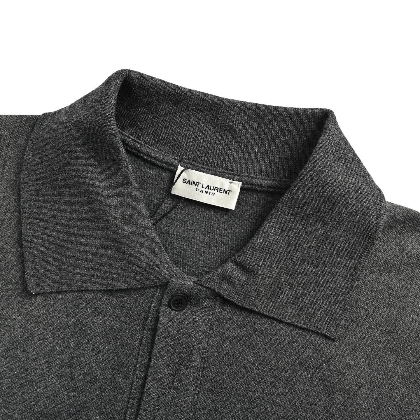 Saint Laurent/圣罗兰SLP胸口小标刺绣Polo短袖