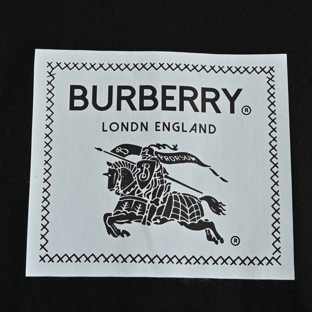 Burberry/巴宝莉 23ss 战马印花logo短袖-Chinese UA Cheap High Quatity Brand Clothes Bags handbags Sneakers wholesale wholesaler seller from China Factory suppliers Fashion Clothing Shoes best Quality Beautiful Price Burberry/巴宝莉 23ss 战马印花logo短袖