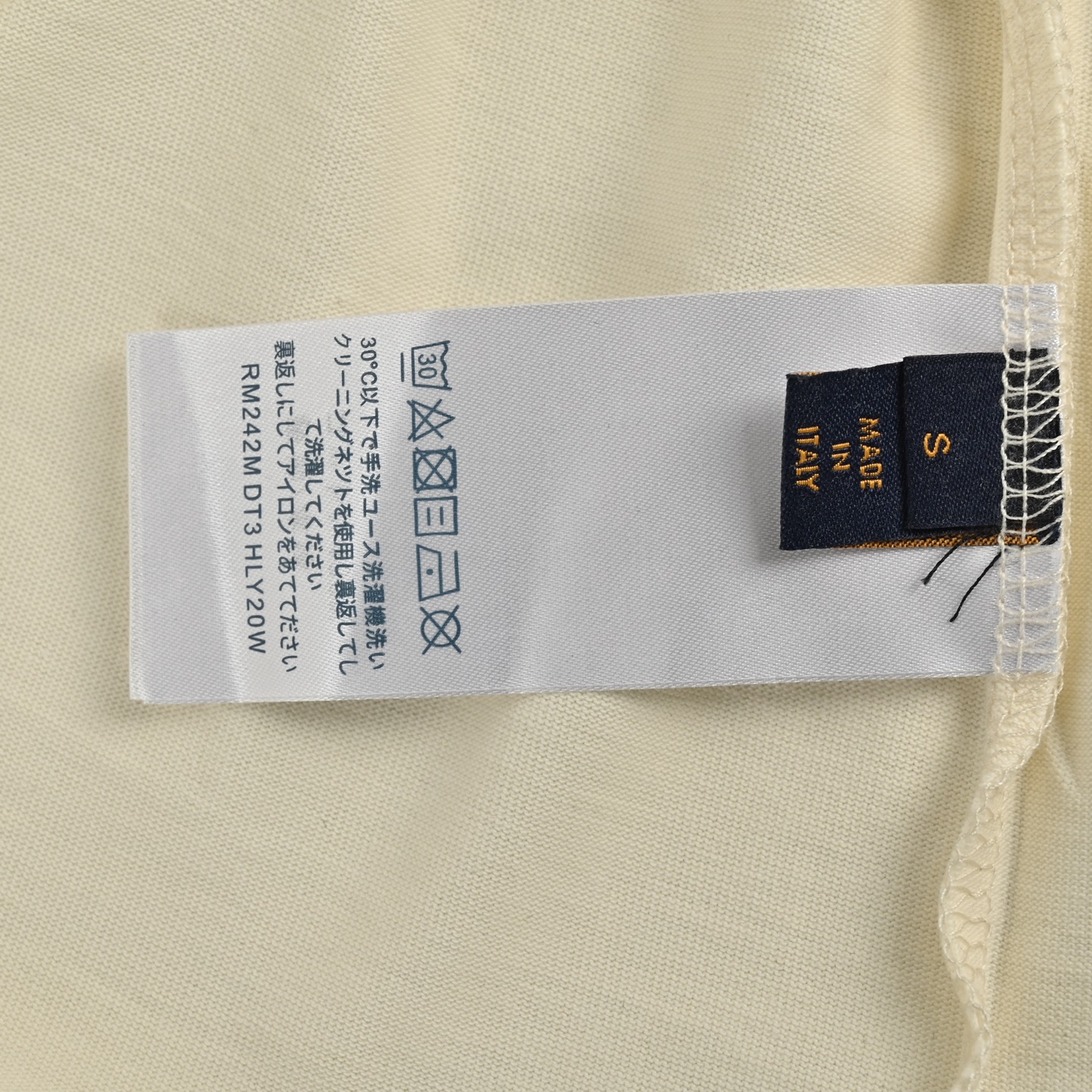 Louis Vuitton/路易威登 25ss 口袋皮标徽章短袖