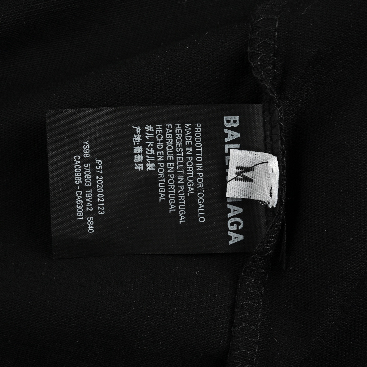 Balenciaga/巴黎世家 烫钻字母短袖