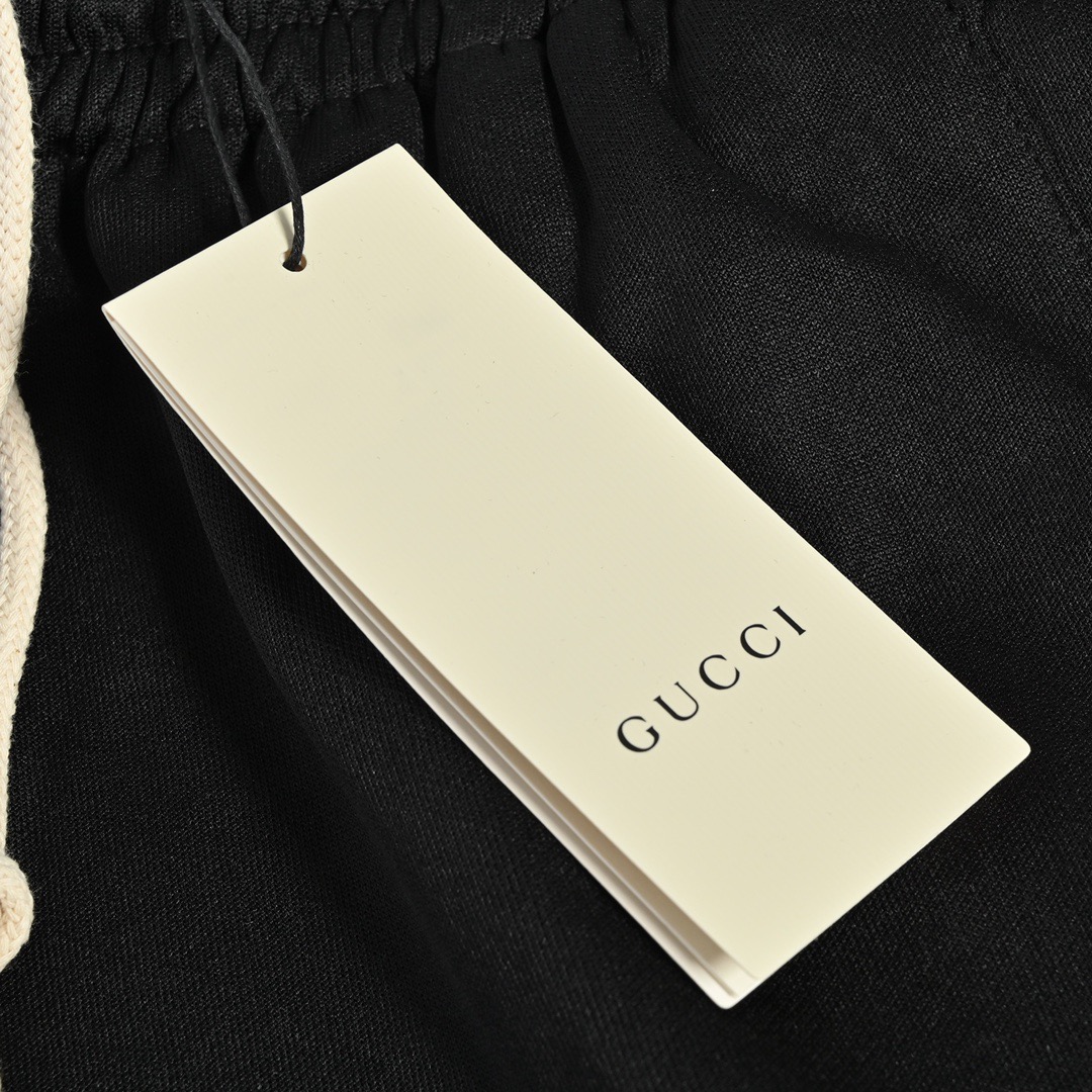 Gucci/古驰20ss侧边双G反光织带短裤