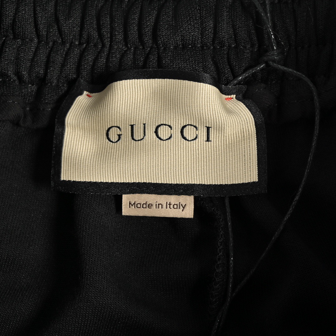 Gucci/古驰20ss侧边双G反光织带短裤