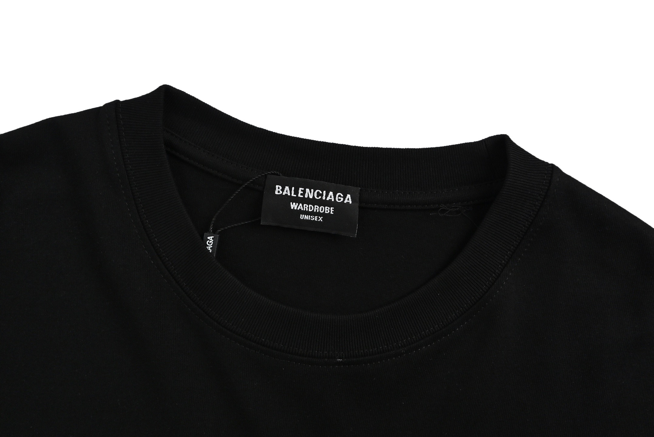 Balenciaga/巴黎世家 25ss 渐变字母刺绣短袖