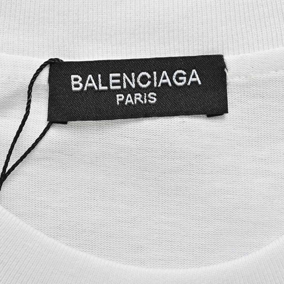 Balenciaga/巴黎世家 24ss 字母印花短袖