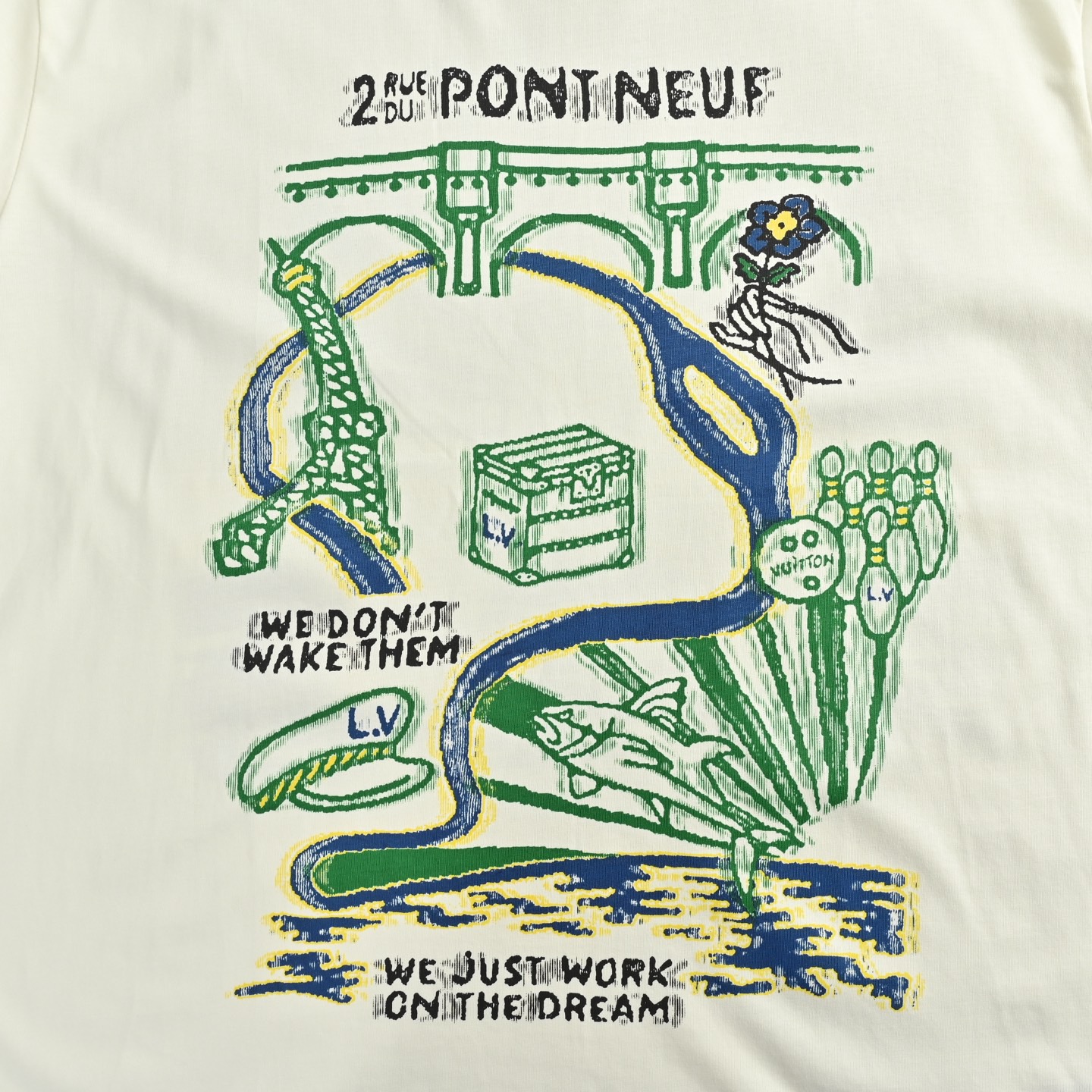 Louis Vuitton/路易威登 25ss 多元素印花短袖