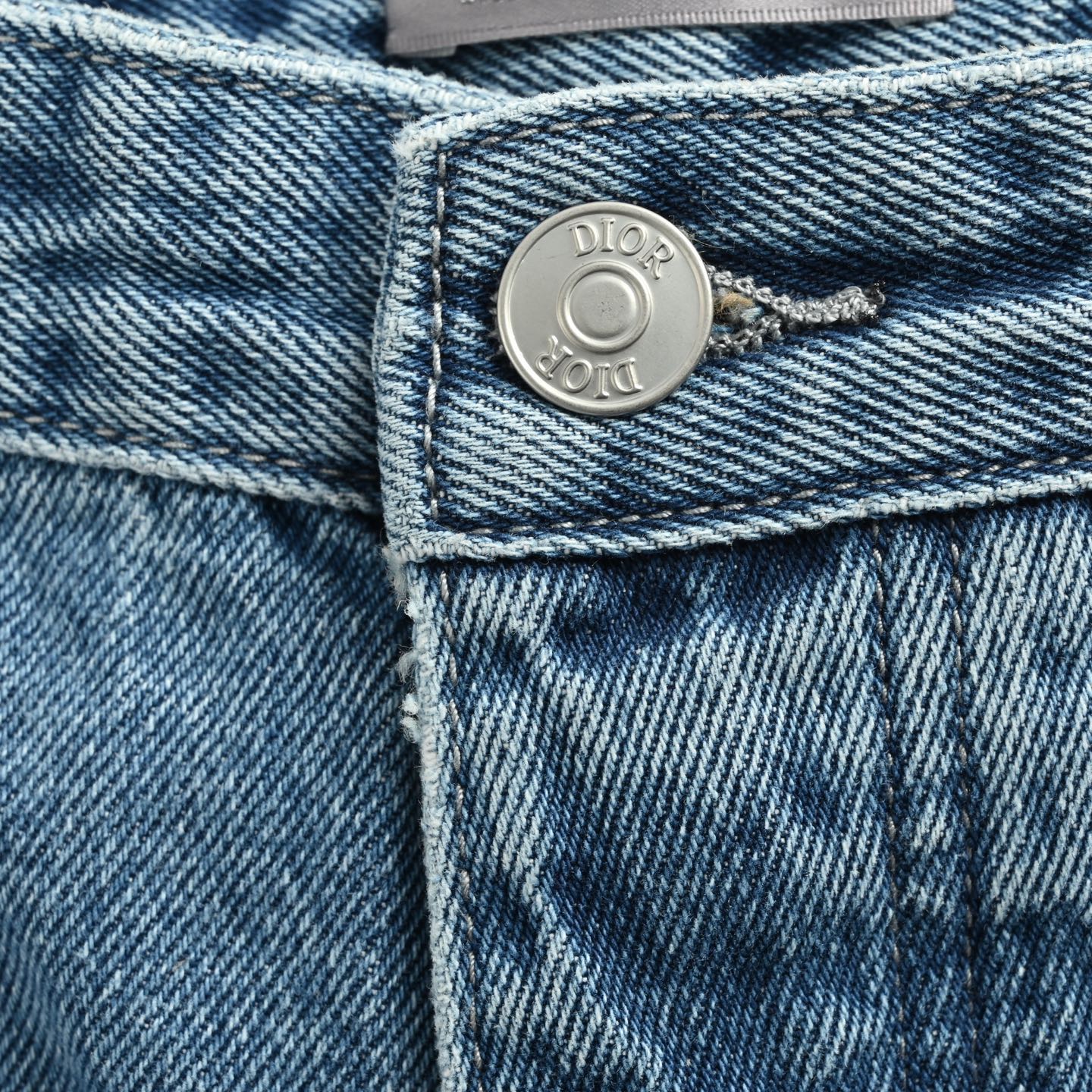 Dior/迪奥 24ss 藤格纹刺绣工装牛仔短裤