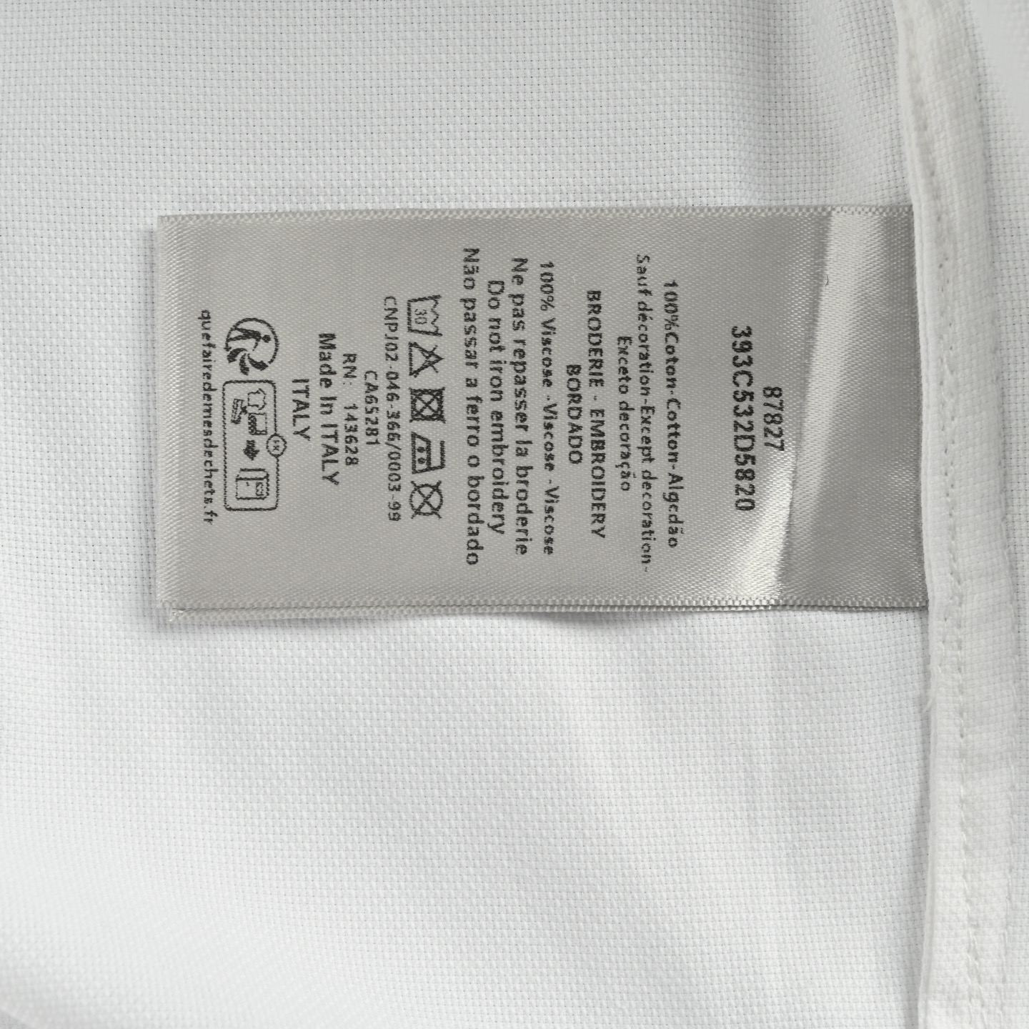 Dior/迪奥 24ss 情人节限定爱心刺绣短袖衬衫