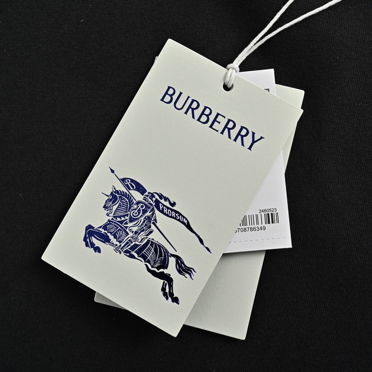Burberry/巴宝莉 25ss 下摆格纹战马贴布短袖
