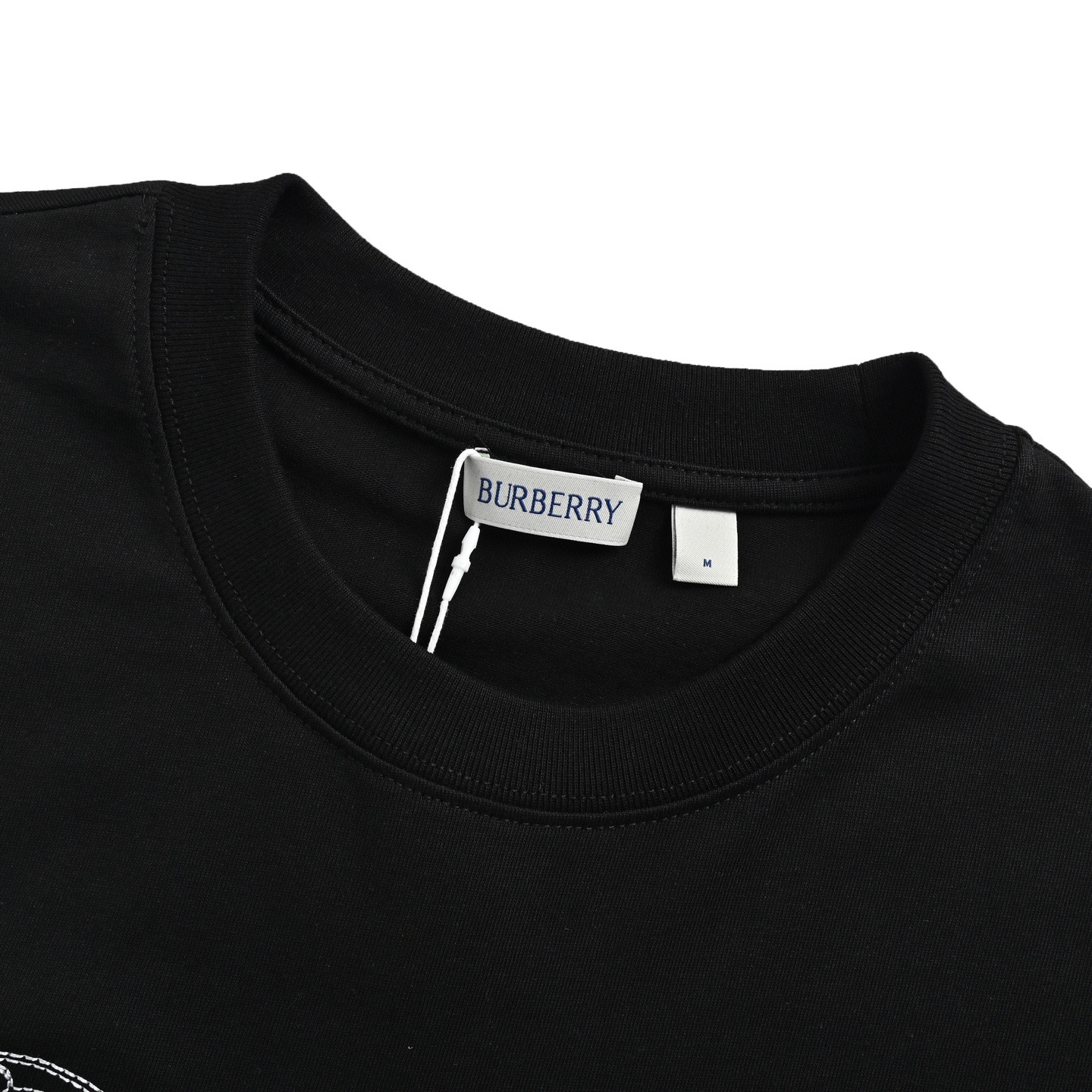 Burberry/巴宝莉 骑士战马刺绣短袖 黑色 白色