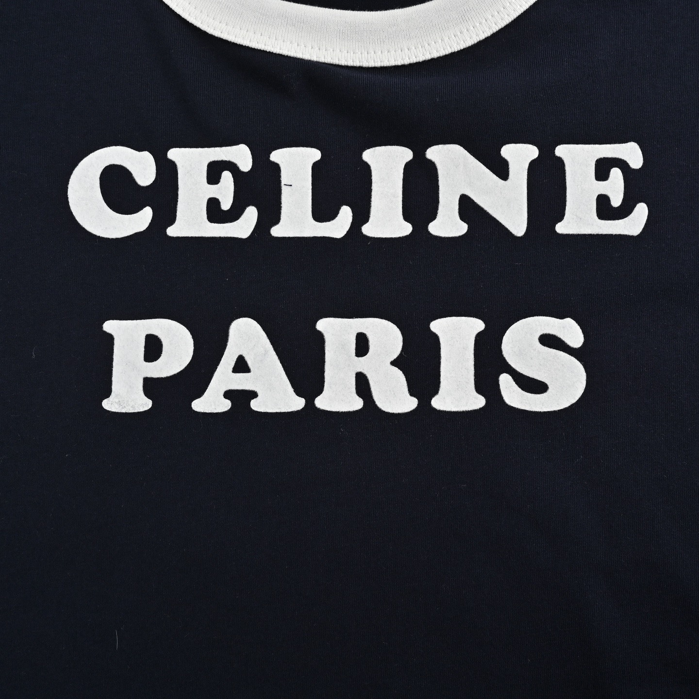 Celine/赛琳 25ss 植绒字母印花短袖