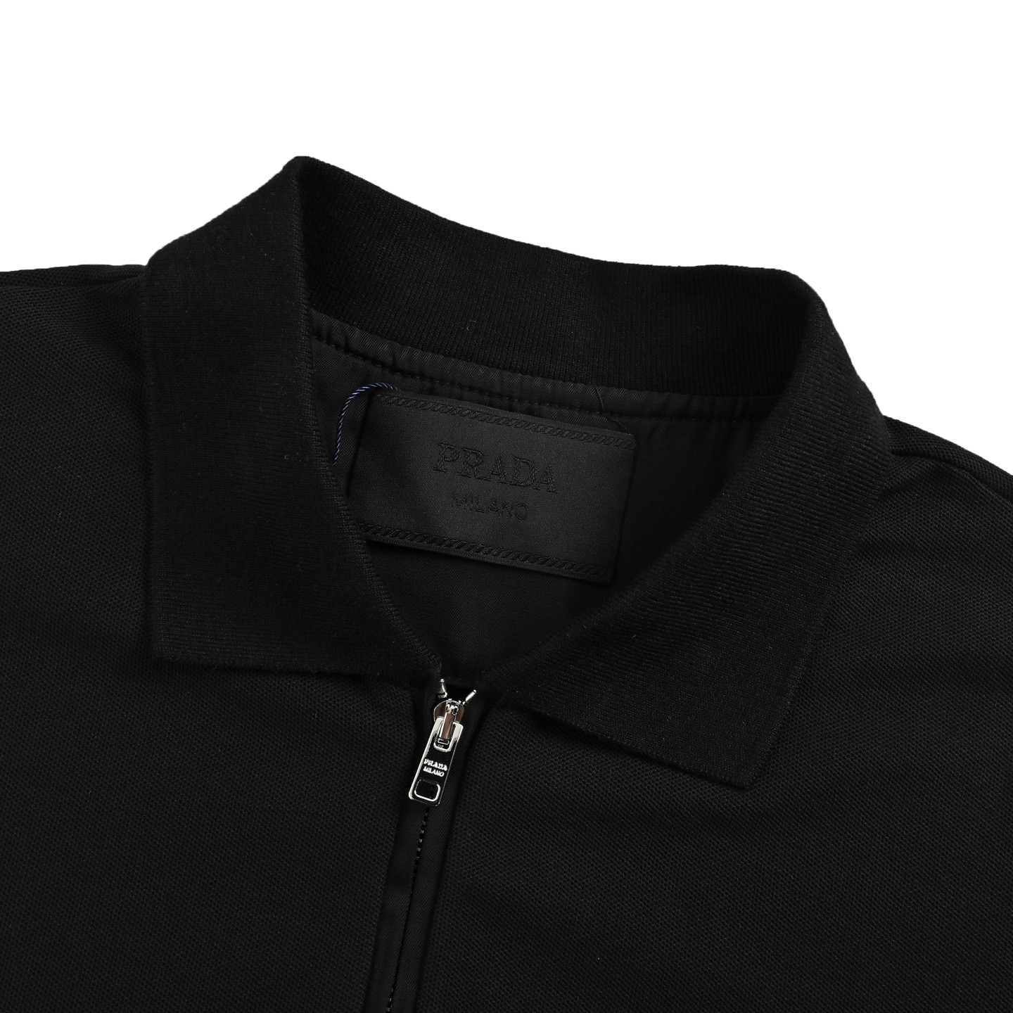 Prada/普拉达 25ss 三角标半拉链Polo短袖