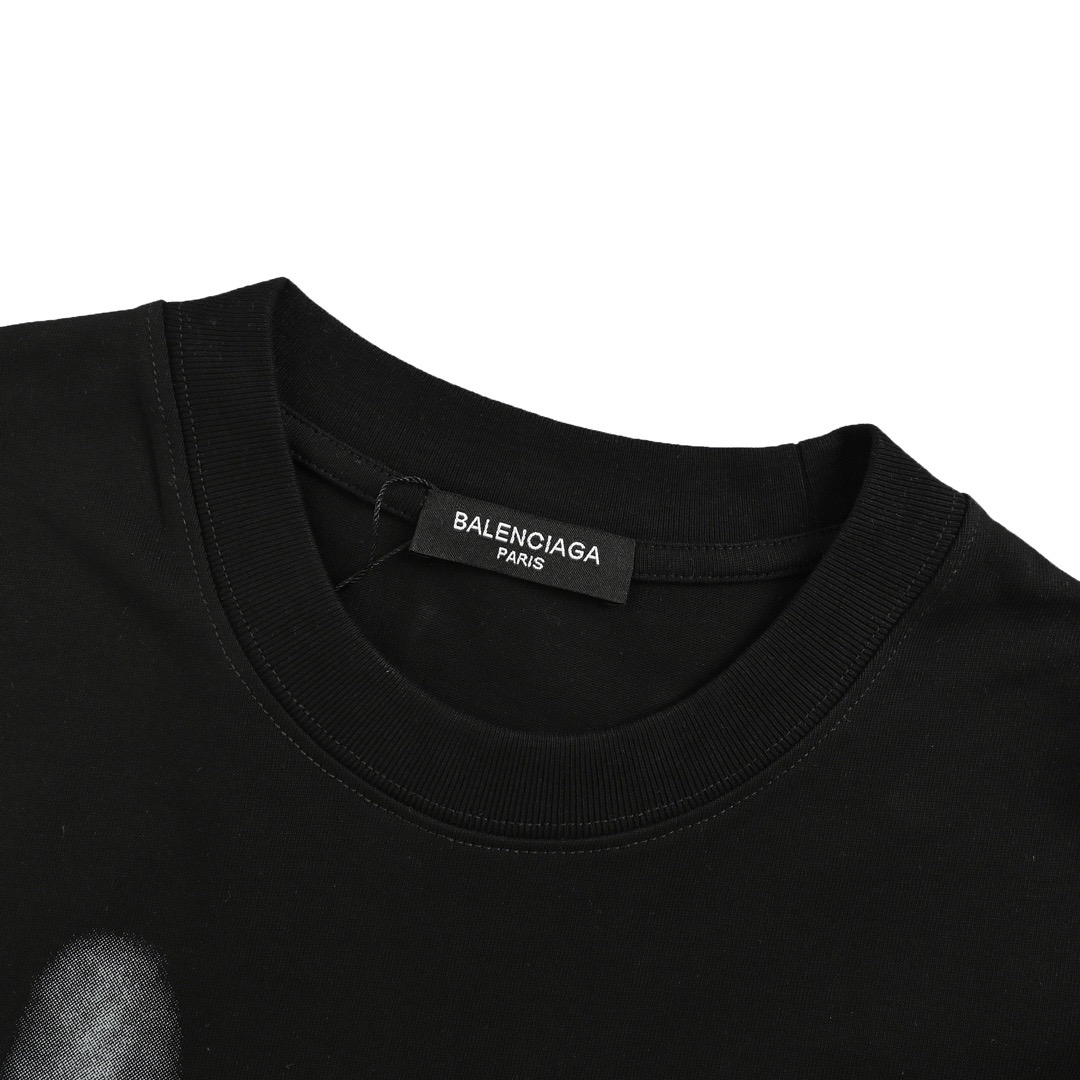 Balenciga/巴黎世家 24ss 情人节系列爱心印花短袖 情人节系列短袖T恤