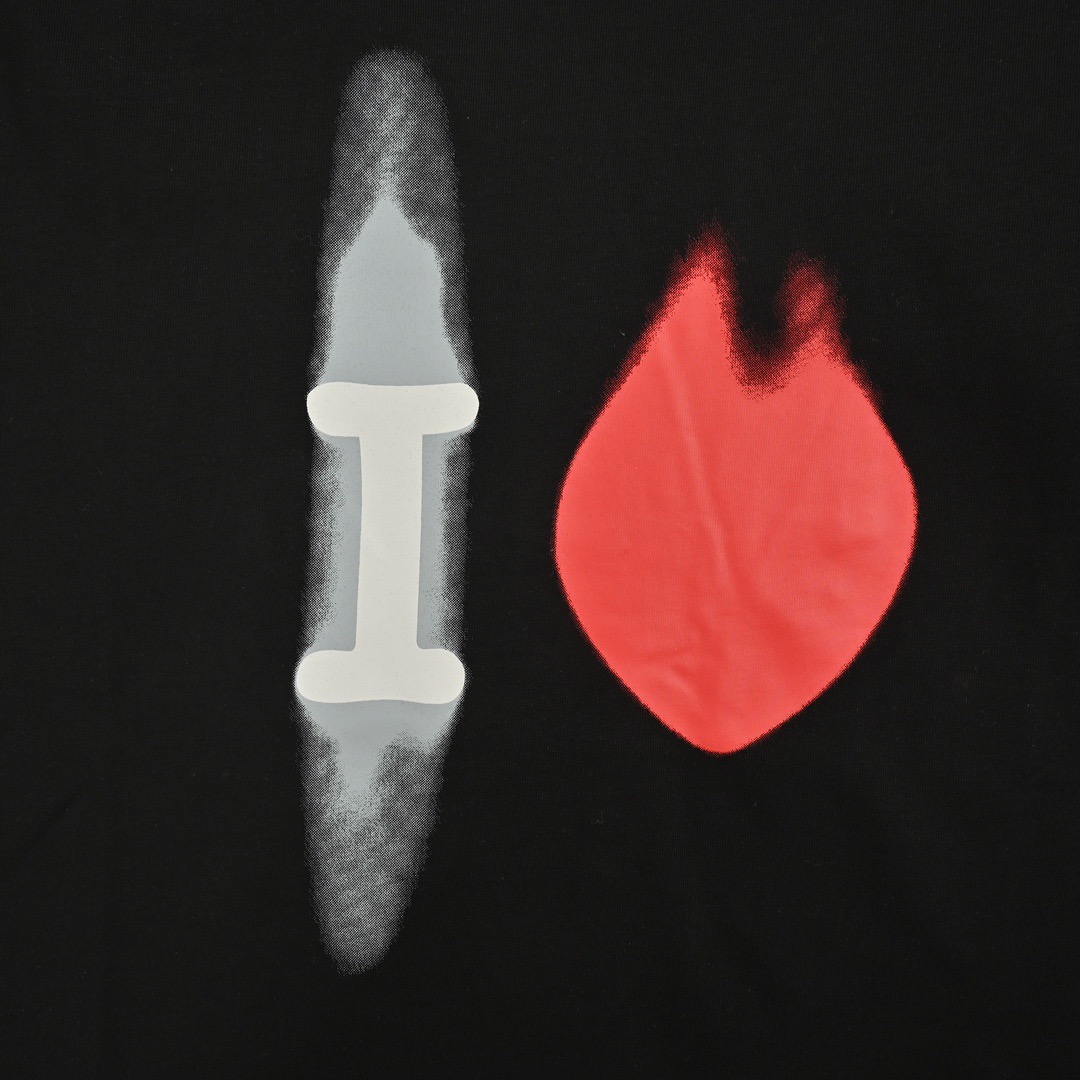 Balenciga/巴黎世家 24ss 情人节系列爱心印花短袖 情人节系列短袖T恤