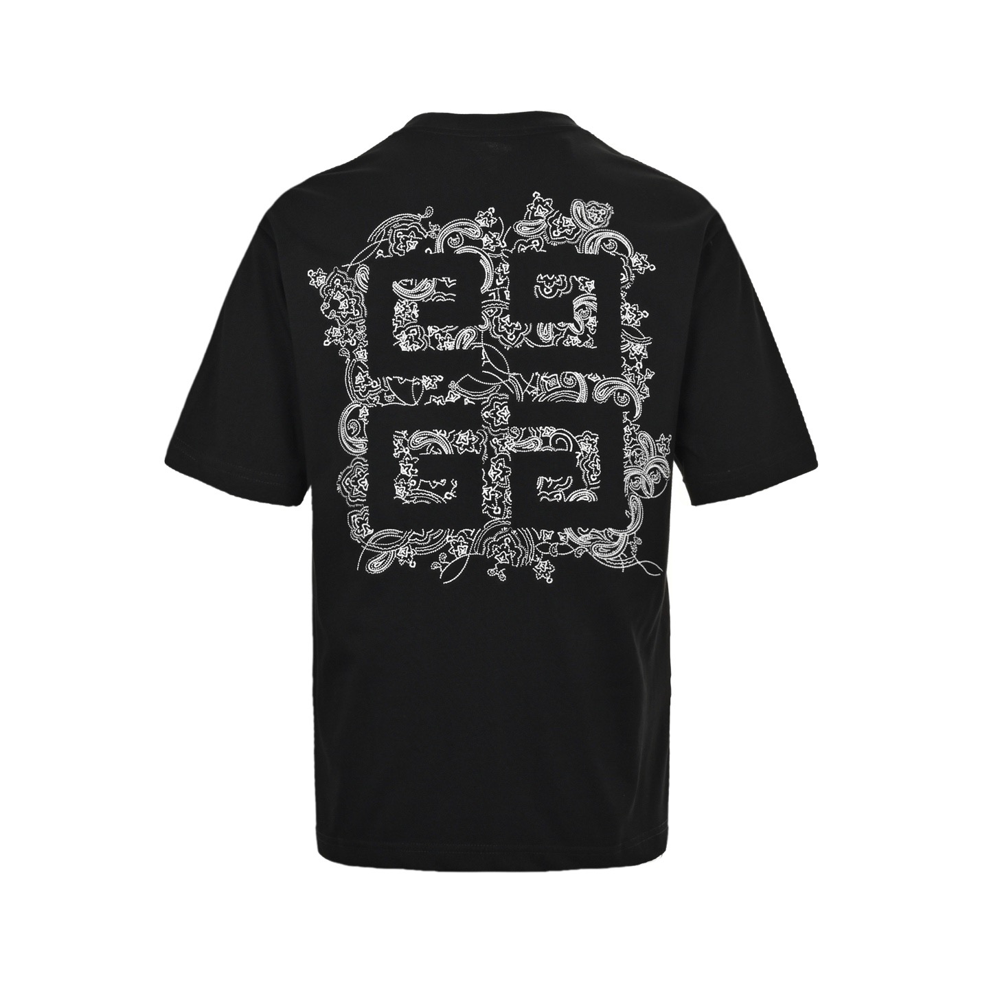 GIVENCHY/纪梵希 花卉刺绣字母logo短袖