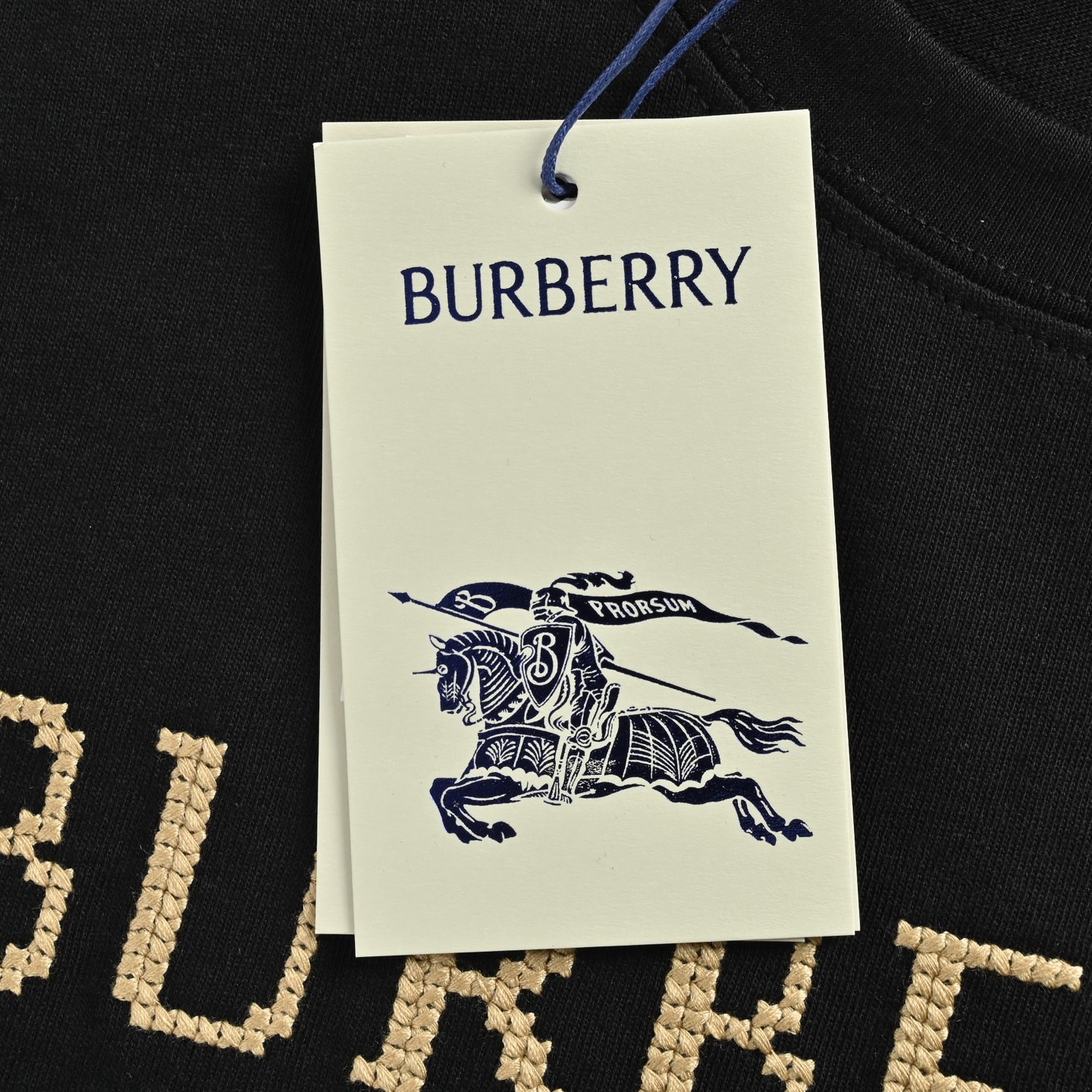 Burberry/巴宝莉 25ss 十字绣刺绣战马短袖