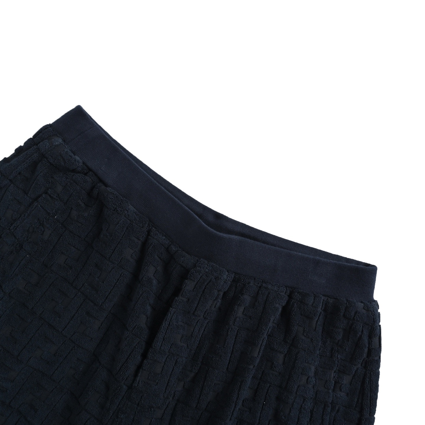 Fendi/芬迪 25ss FF凹凸提花毛巾短裤
