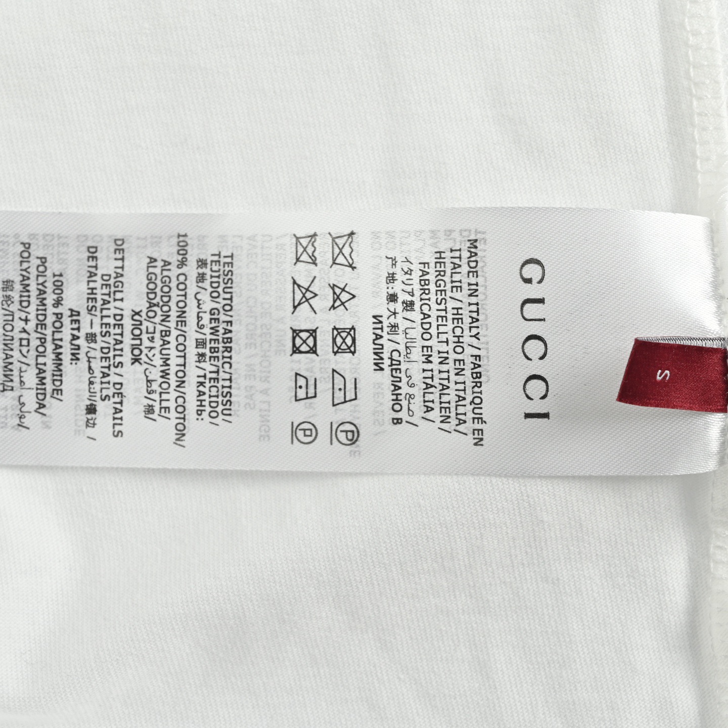 Gucci/古驰 25ss GG刺绣短袖 胸前双G高密立体刺绣logo