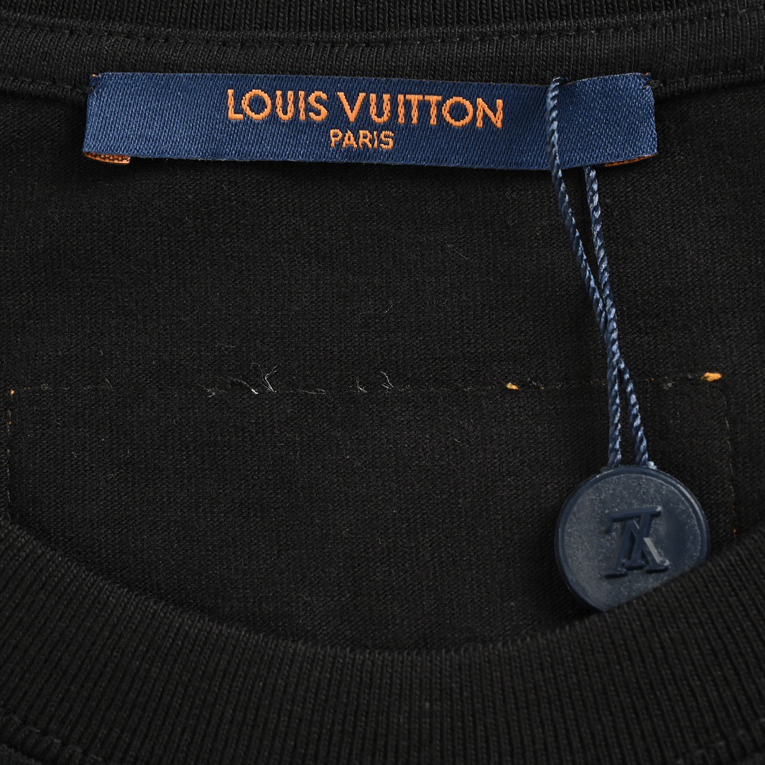 Louis Vuitton/路易威登 24ss 手绘三花印花短袖