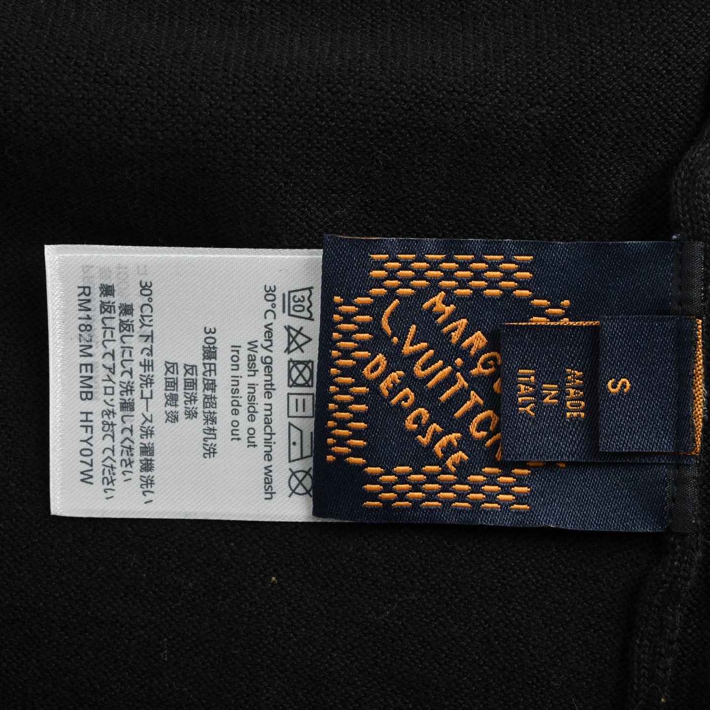 Louis Vuitton/路易威登 24ss 菲董宝箱提花针织短袖 咖啡色 黑色