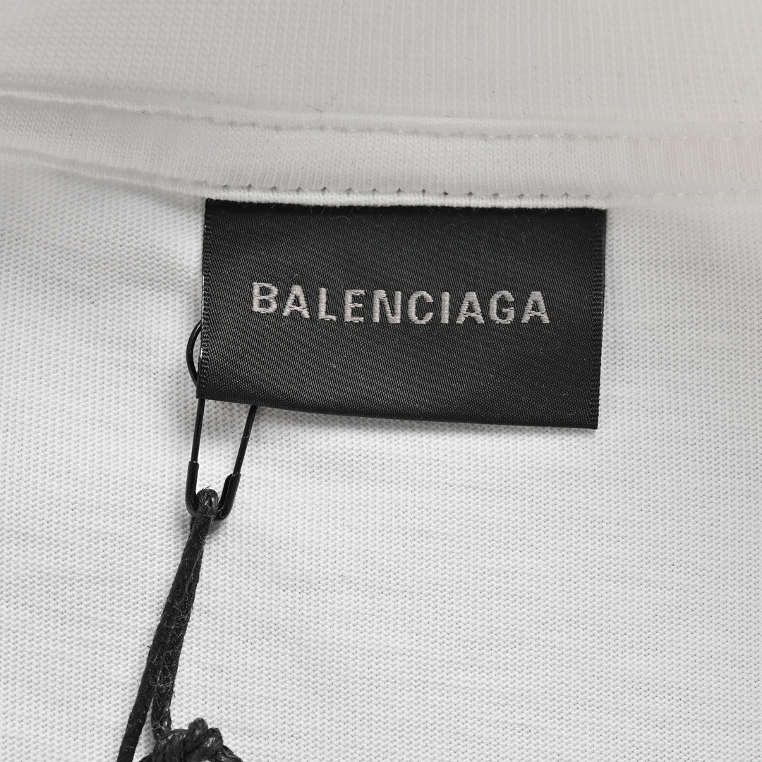 Balenciaga/巴黎世家 24ss 梵文字母立体印花短袖-Chinese UA Cheap High Quatity Brand Clothes Bags handbags Sneakers wholesale wholesaler seller from China Factory suppliers Fashion Clothing Shoes best Quality Beautiful Price Balenciaga/巴黎世家 24ss 梵文字母立体印花短袖