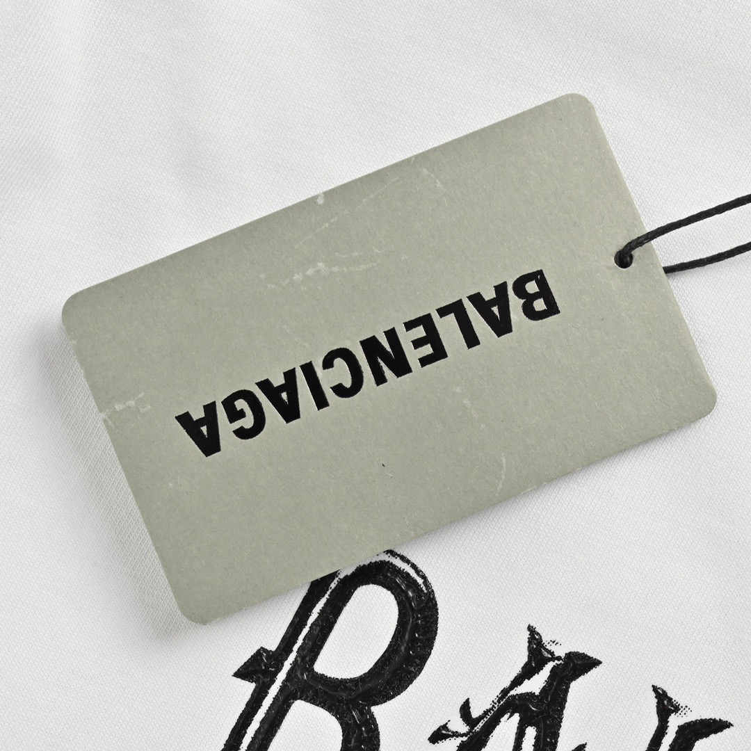 Balenciaga/巴黎世家 24ss 梵文字母立体印花短袖-Chinese UA Cheap High Quatity Brand Clothes Bags handbags Sneakers wholesale wholesaler seller from China Factory suppliers Fashion Clothing Shoes best Quality Beautiful Price Balenciaga/巴黎世家 24ss 梵文字母立体印花短袖