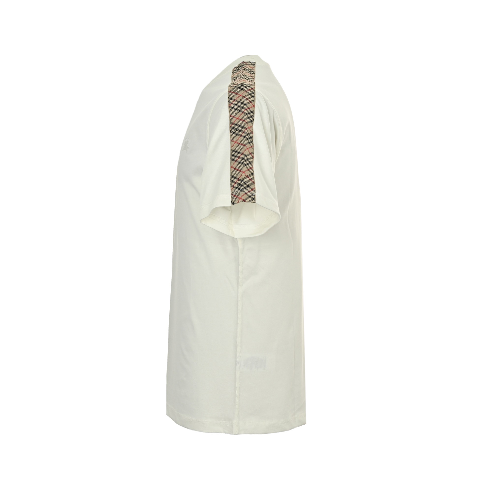 Burberry/巴宝莉 25ss 战马刺绣肩部格纹织带短袖-Chinese UA Cheap High Quatity Brand Clothes Bags handbags Sneakers wholesale wholesaler seller from China Factory suppliers Fashion Clothing Shoes best Quality Beautiful Price Burberry/巴宝莉 25ss 战马刺绣肩部格纹织带短袖