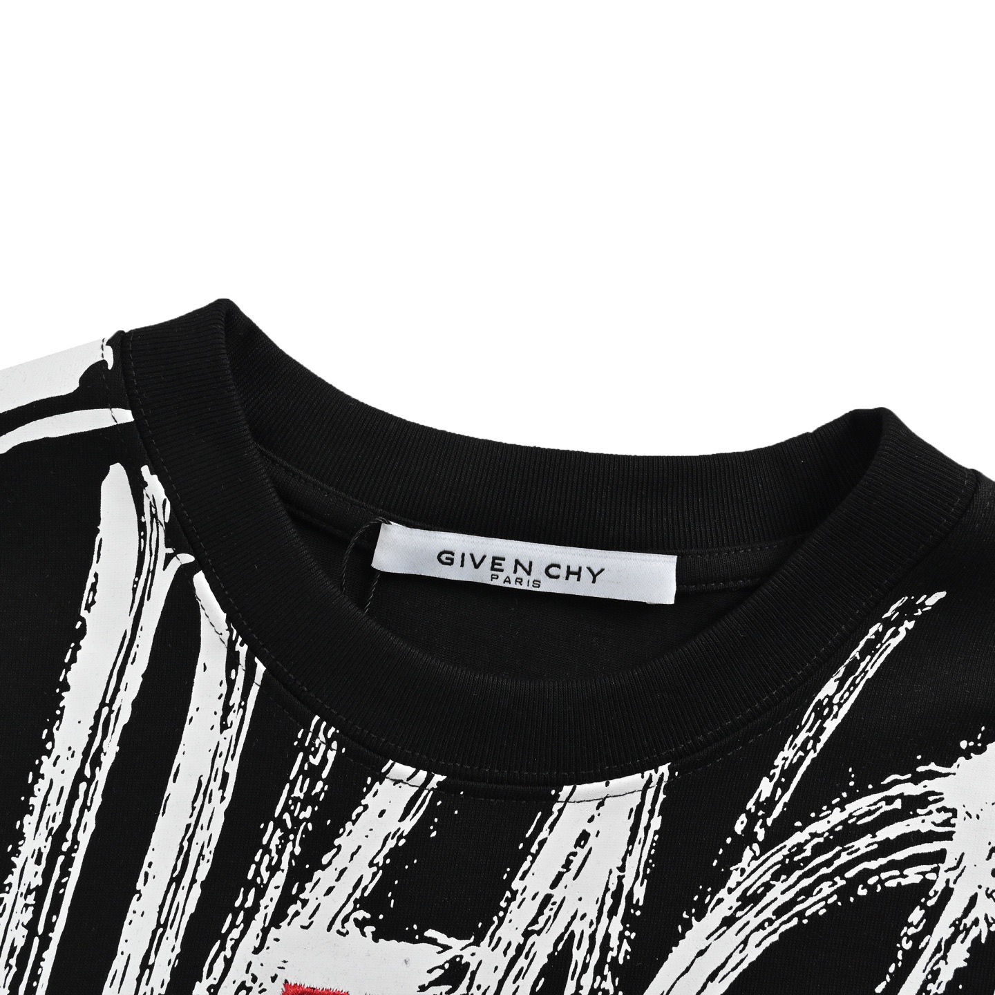 GIVENCHY/纪梵希 涂鸦字母刺绣徽标短袖-Chinese UA Cheap High Quatity Brand Clothes Bags handbags Sneakers wholesale wholesaler seller from China Factory suppliers Fashion Clothing Shoes best Quality Beautiful Price GIVENCHY/纪梵希 涂鸦字母刺绣徽标短袖