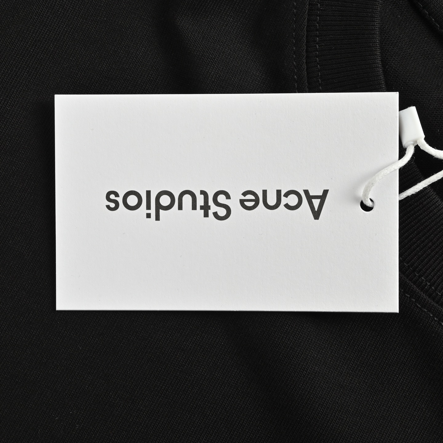 Acne Studios 25ss 刺绣字母logo短袖 白色 黑色