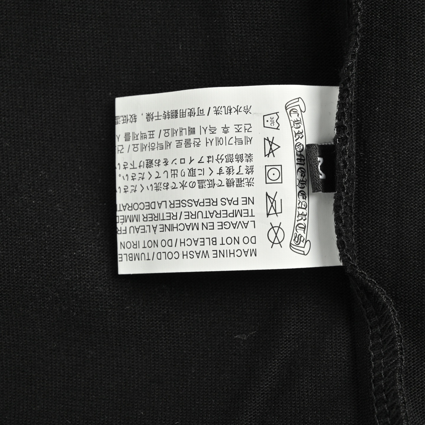 Chrome Hearts/克罗心 25ss 闪粉logo印花短袖 黑/白-Chinese UA Cheap High Quatity Brand Clothes Bags handbags Sneakers wholesale wholesaler seller from China Factory suppliers Fashion Clothing Shoes best Quality Beautiful Price Chrome Hearts/克罗心 25ss 闪粉logo印花短袖 黑/白