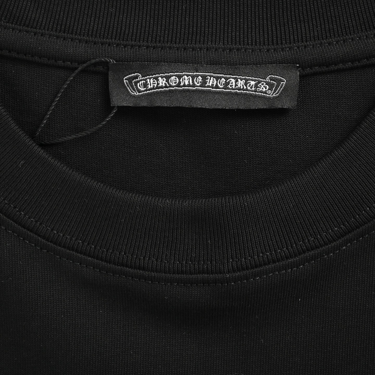 Chrome Hearts/克罗心 25ss 闪粉logo印花短袖 黑/白-Chinese UA Cheap High Quatity Brand Clothes Bags handbags Sneakers wholesale wholesaler seller from China Factory suppliers Fashion Clothing Shoes best Quality Beautiful Price Chrome Hearts/克罗心 25ss 闪粉logo印花短袖 黑/白