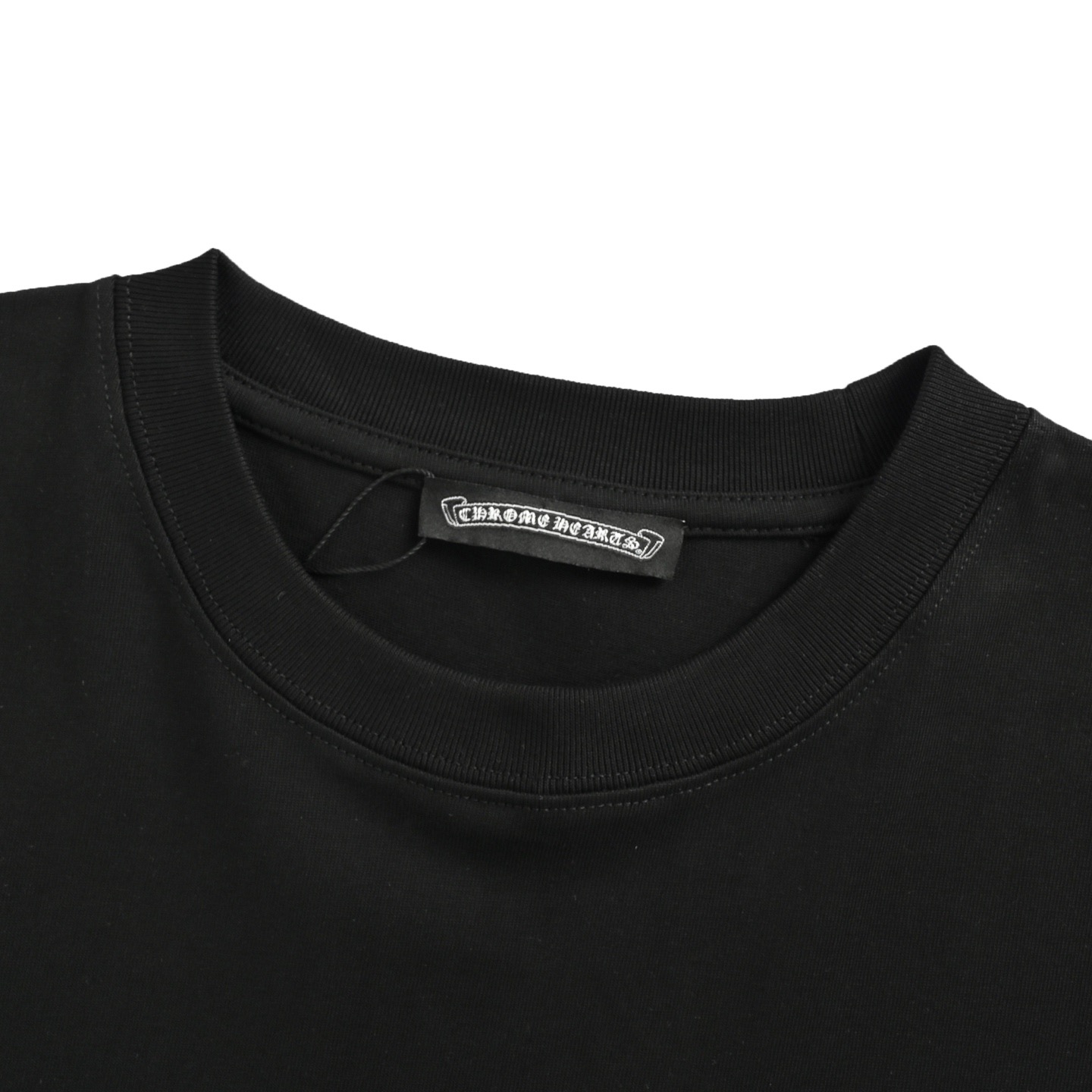 Chrome Hearts/克罗心 25ss 闪粉logo印花短袖 黑/白-Chinese UA Cheap High Quatity Brand Clothes Bags handbags Sneakers wholesale wholesaler seller from China Factory suppliers Fashion Clothing Shoes best Quality Beautiful Price Chrome Hearts/克罗心 25ss 闪粉logo印花短袖 黑/白