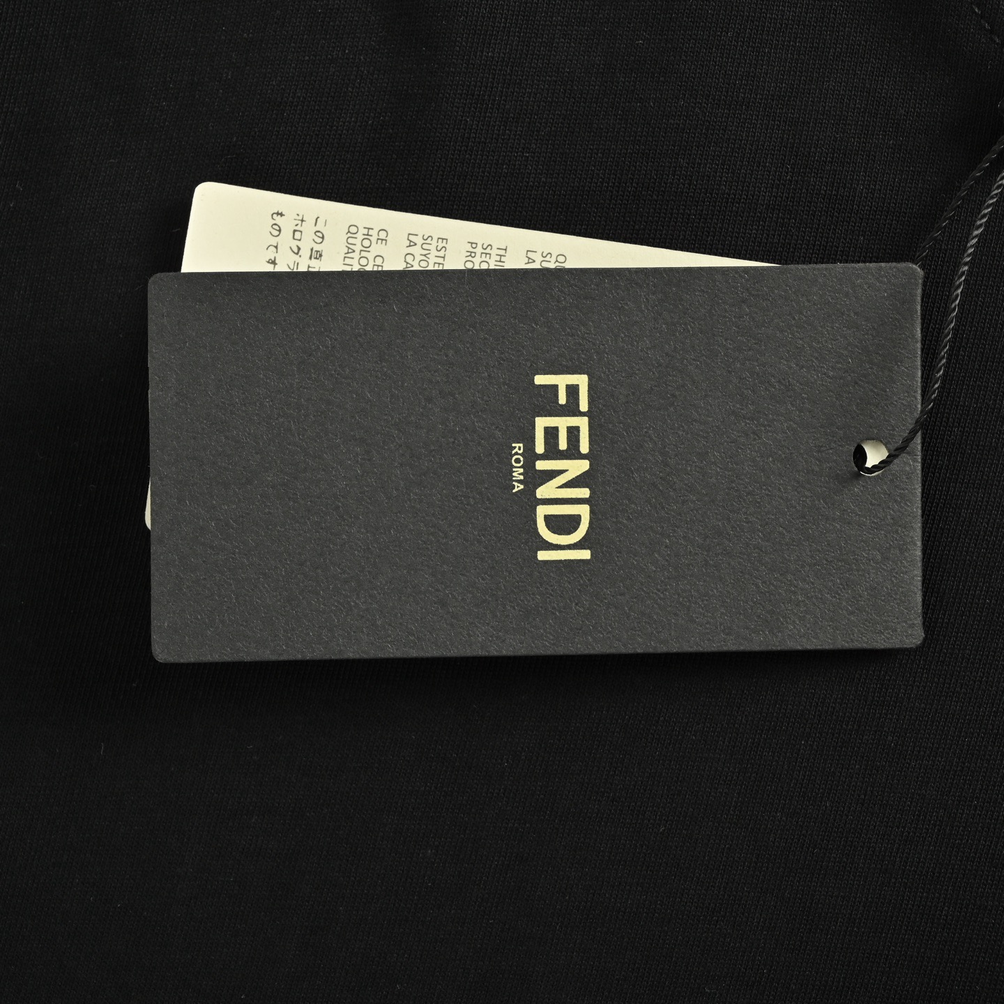 Fendi/芬迪 25ss 胶皮口袋眼睛短袖 黑色 白色-Chinese UA Cheap High Quatity Brand Clothes Bags handbags Sneakers wholesale wholesaler seller from China Factory suppliers Fashion Clothing Shoes best Quality Beautiful Price Fendi/芬迪 25ss 胶皮口袋眼睛短袖 黑色 白色
