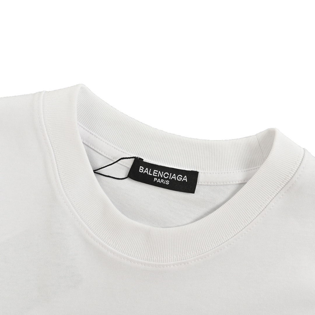 Balenciaga/巴黎世家 24ss 饮料水杯印花短袖-Chinese UA Cheap High Quatity Brand Clothes Bags handbags Sneakers wholesale wholesaler seller from China Factory suppliers Fashion Clothing Shoes best Quality Beautiful Price Balenciaga/巴黎世家 24ss 饮料水杯印花短袖