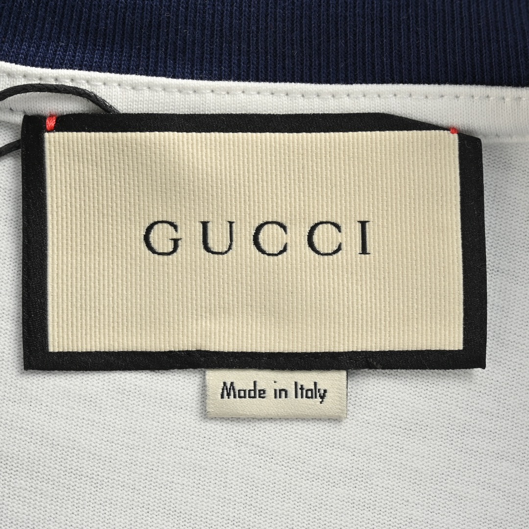 Gucci /古驰 23ss 1921刺绣logo撞色短袖-Chinese UA Cheap High Quatity Brand Clothes Bags handbags Sneakers wholesale wholesaler seller from China Factory suppliers Fashion Clothing Shoes best Quality Beautiful Price Gucci /古驰 23ss 1921刺绣logo撞色短袖