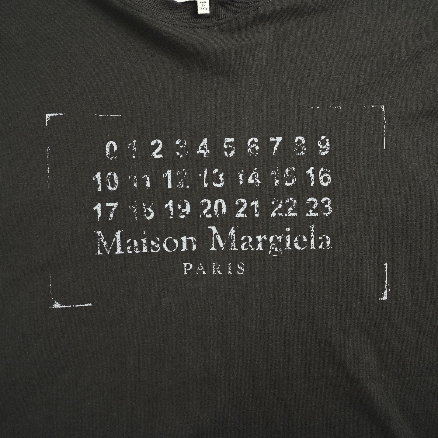 Maison Margiela/马吉拉 25ss 斑驳数字印花短袖